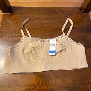 NWT Natori Bliss Day Bra - "Cafe" / Nude Color - Size XL
